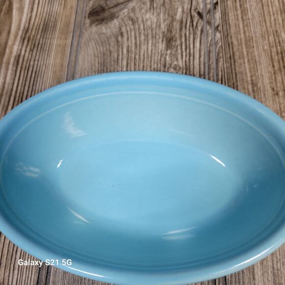 Vintage TST Turquoise Oven Serve Oval & French Casserole Dishes - Picture 8 of 9